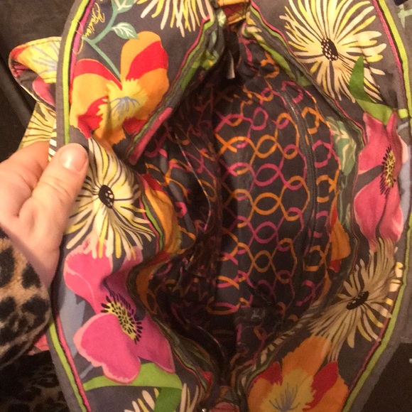 Vera Bradley Jazzy Blooms Convertible Crossbody Bag - Picture 5 of 12